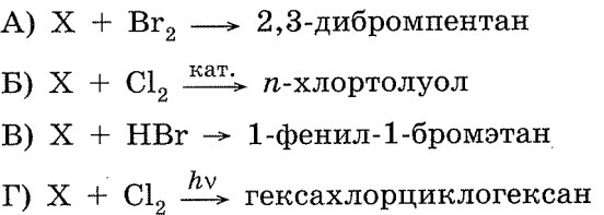 Задания №14. Химические свойства углеводородов и их галогенпроизводных. Добротин.